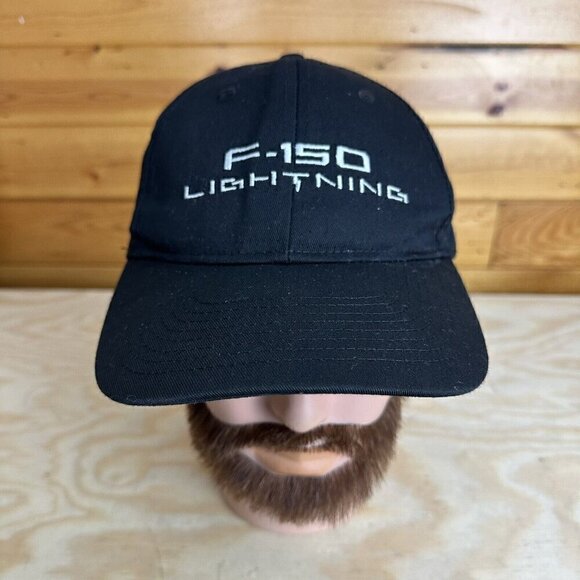 Ford Lightning F150 Truck Black AZ Dealers Design Hat Cap - Picture 1 of 6